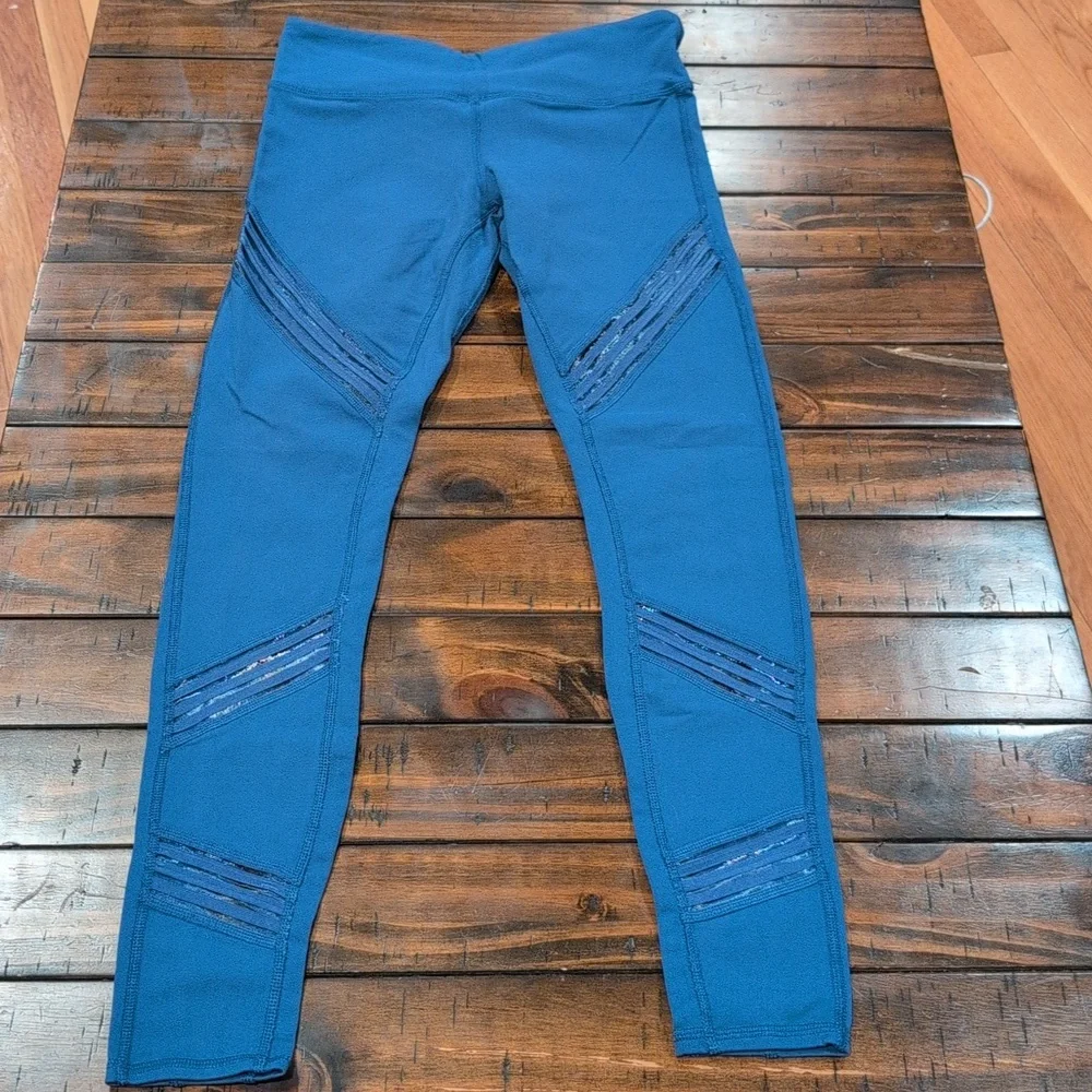 Alo Multi Mesh Panel Leggings Mid Rise